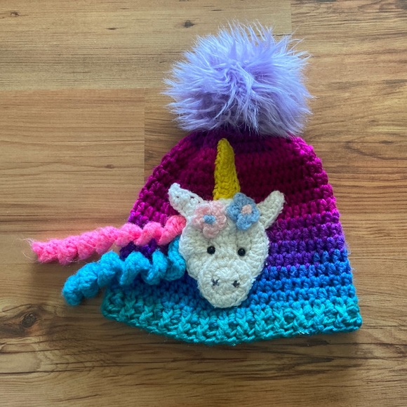 Crotched Unicorn Hat - Picture 1 of 6